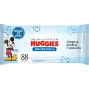 HUGGIES Huggies Lenços Umedecidos Higiene Diária Rendem 2x Mais 88 Un Tradicional