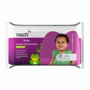 NEEDS Lenço Umedecido Needs Baby Aloe Vera 96 Unidades