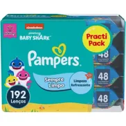 PAMPERS Lenços Umedecidos Pampers Sempre Limpo 192 Unidades Pampers Tradicional