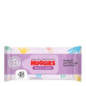 HUGGIES Lenço Umedecido Huggies Rosto e Corpo 48 Unidades