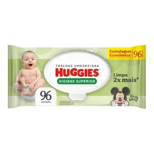 HUGGIES Lenços Umedecidos Huggies Higiene Superior 96 Unidades
