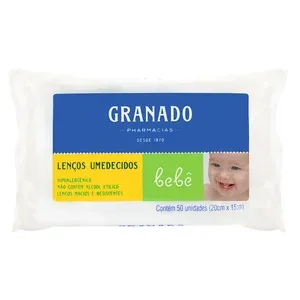 GRANADO Lenços Umedecidos Granado Bebê Tradicional 50 Unidades